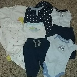 Lot of boys baby clothes
